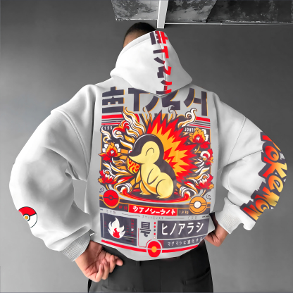 Unisex Anime Graphic Streetwear Vintage Hoodie