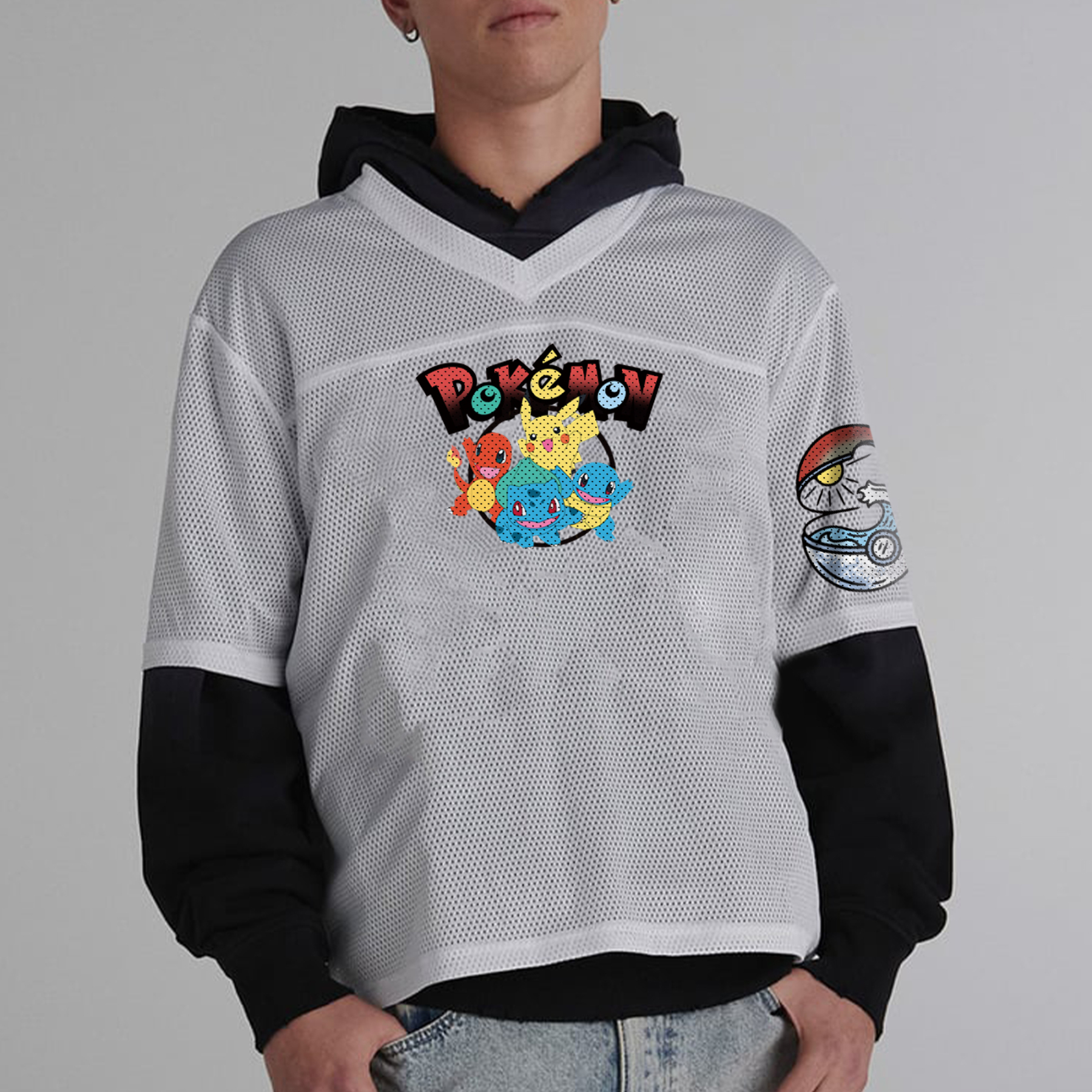 Unisex  “Pokémon” Anime Style Retro I Mesh T-Shirt