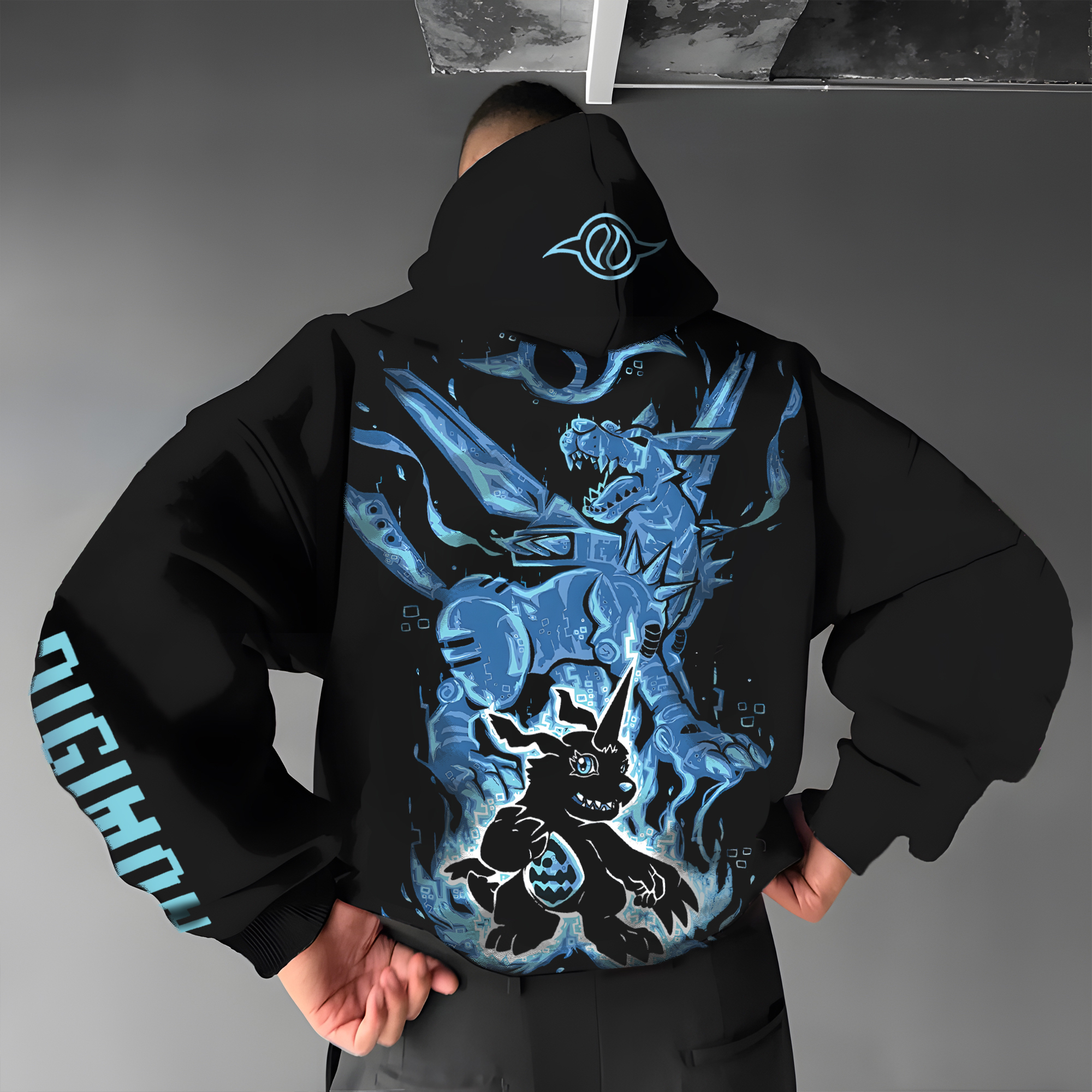 Unisex “Digimon” Anime Graphic Streetwear Vintage Hoodie