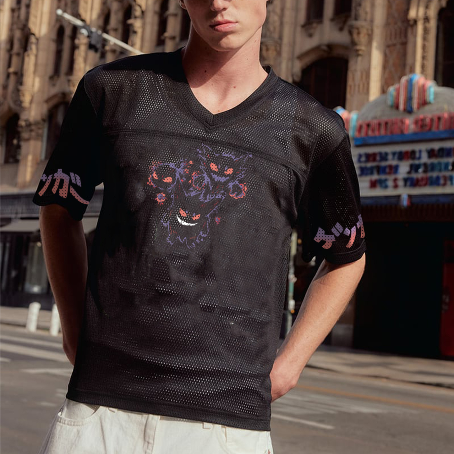 Unisex  “Pokémon” Anime Style Retro I Mesh T-Shirt