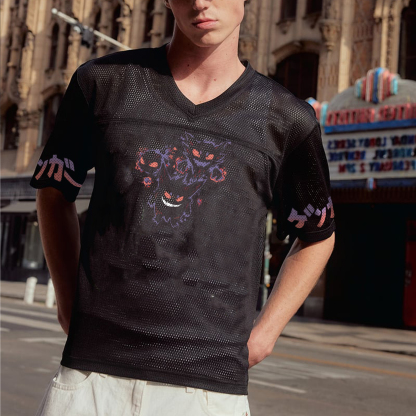 Unisex  “Pokémon” Anime Style Retro I Mesh T-Shirt