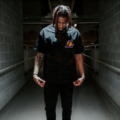 Unisex Vintage Tee丨Lakers X Demon Slayer Tee