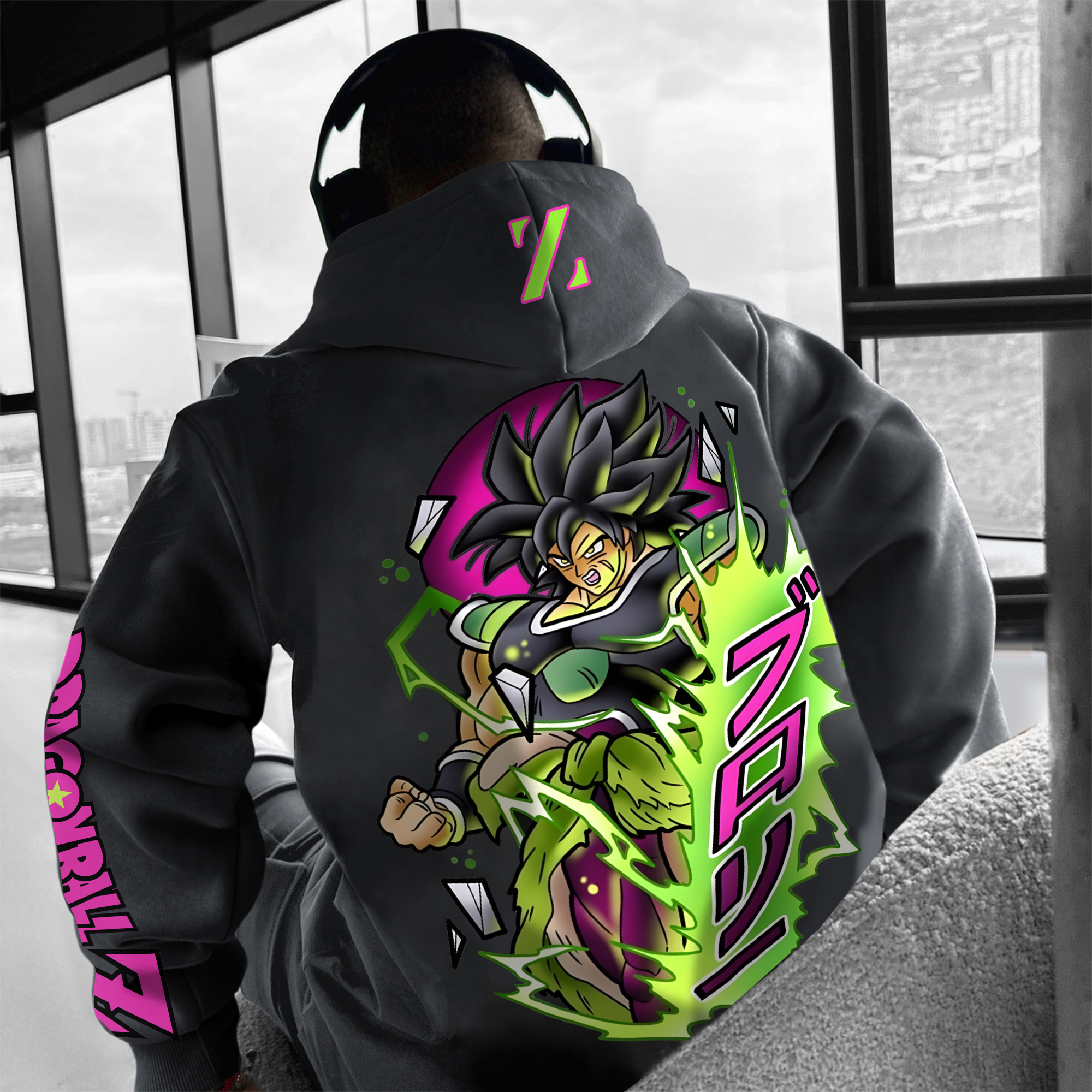 Unisex Anime Graphic Streetwear Vintage Hoodie