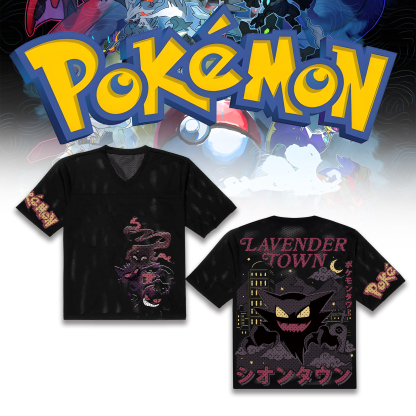 Unisex  “Pokémon” Anime Style Retro I Mesh T-Shirt