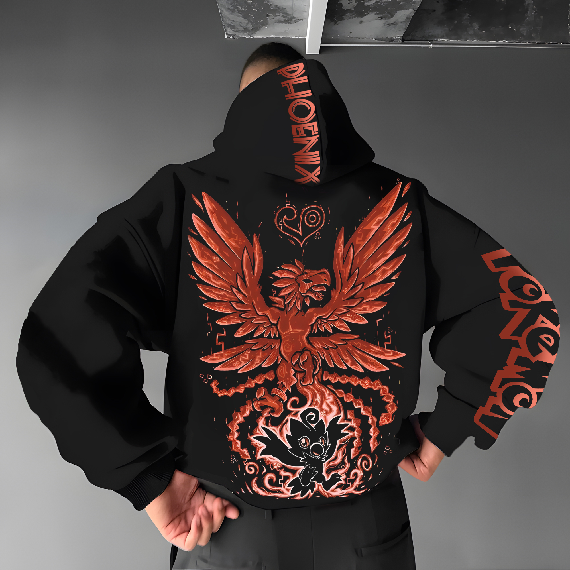 Unisex Anime Graphic Streetwear Vintage Hoodie