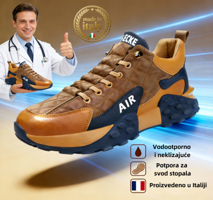 🐂【Pametni ulošci】✅Visokokvalitetna koža + ručno šivani ulošci - Obavezno za muškarce 🔴Prijenosni podijatar❤️Proizvedeno u Italiji