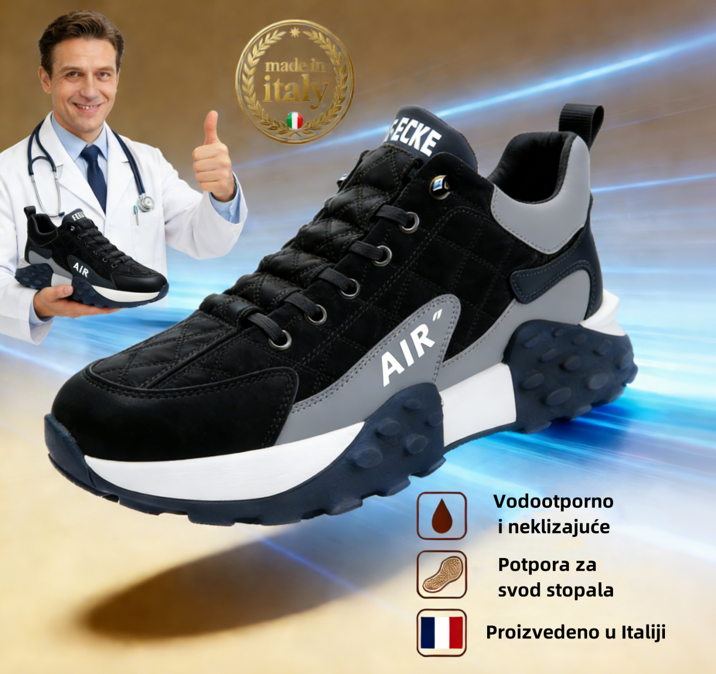 🐂【Pametni ulošci】✅Visokokvalitetna koža + ručno šivani ulošci - Obavezno za muškarce 🔴Prijenosni podijatar❤️Proizvedeno u Italiji