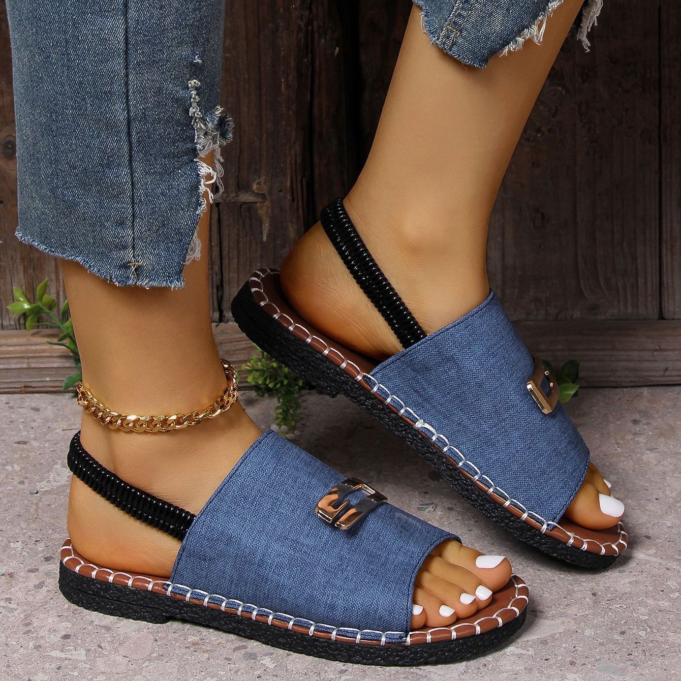 🔥50% de desconto por tempo limitado - Sandálias Ortopédicas de Verão - Design Ergonómico✅ Torne a sua caminhada mais confortável