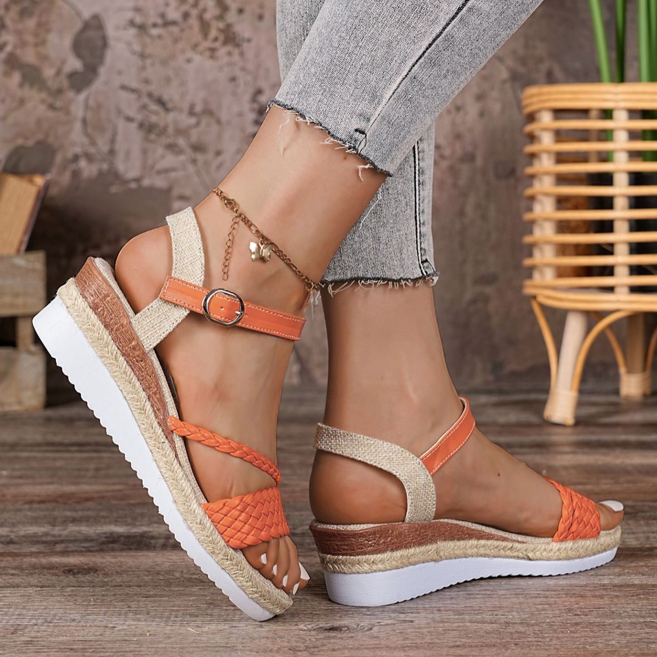 🔥50% de desconto por tempo limitado - Sandálias Ortopédicas de Verão - Design Ergonómico✅ Torne a sua caminhada mais confortável