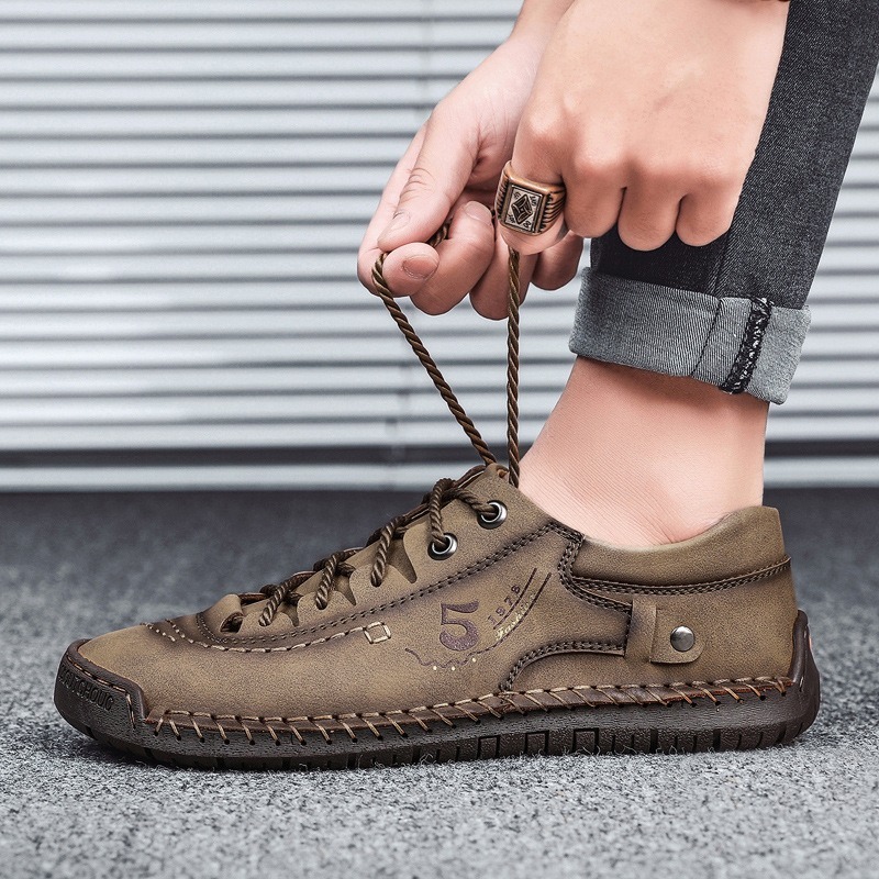 (🔥50% sleva dnes – nenechte si to ujít) ⏰- Měkké a pohodlné italské luxusní značkové ručně vyráběné boty z pravé kůže (podpora klenby usnadňuje chůzi)