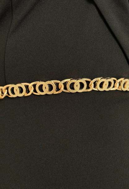 Sophie Gold Linked Detail Chain Belt-Sawsky. All Rights Reserved.