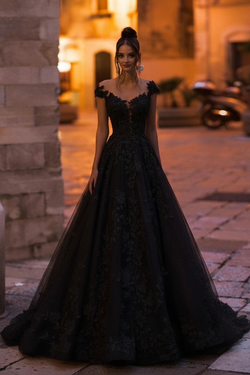 Wunderschöne Hochzeitskleider A Linie | Brautkleider mit Spitze