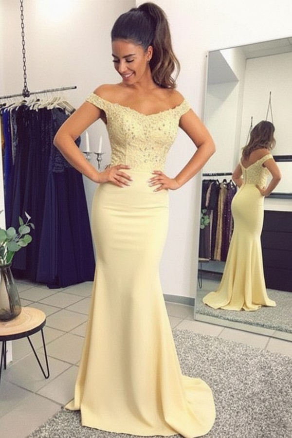 Navy Blau Spitze Abendkleid Abiballkleider | Abendkleider Lang Günstig Meerjungfrau