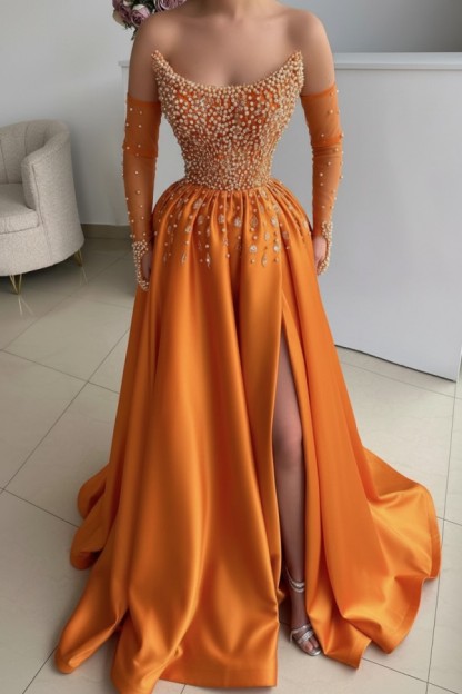 Seladongrüne Ballkleider Lang Glitzer Abendkleider Abiballkleider Günstig