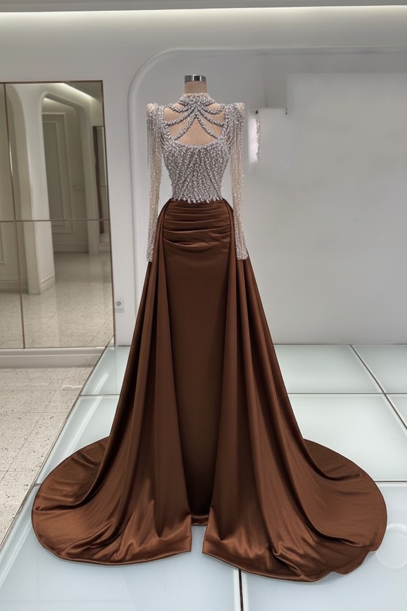 Schwarzes Abendkleid Lang Mit Ärmel Ballkleider Abiballkleider Online