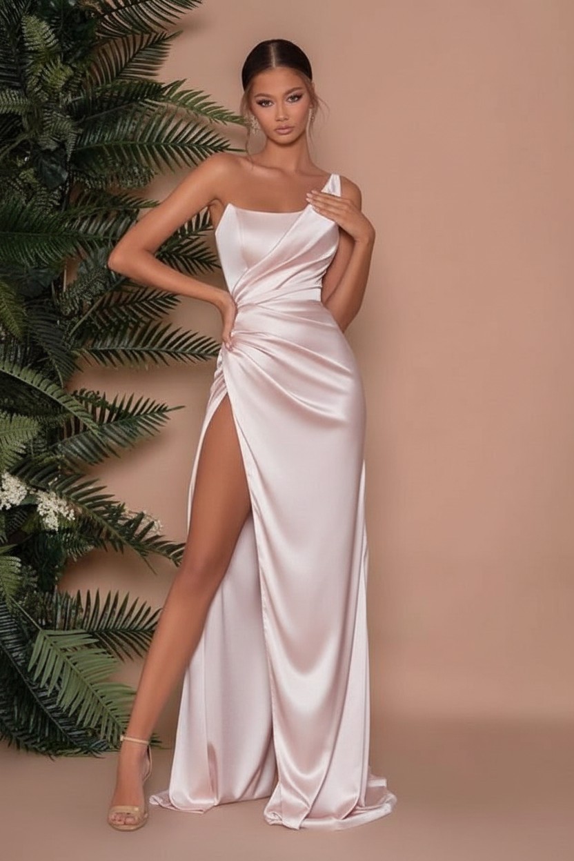 Heller Blaue Abendkleider Lang Günstig | Schlichtes Abiballkleid