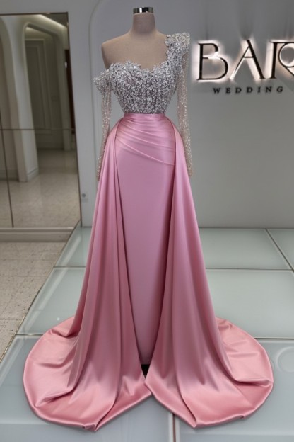 Luxus Abendkleider Lang Glitzer Ballkleider Abiballkleider Mit Ärmel