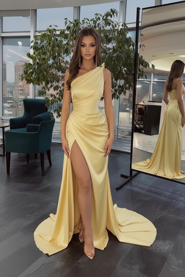 Schlichtes Abendkleid Lang Schwarz | Abiballkleider Günstig