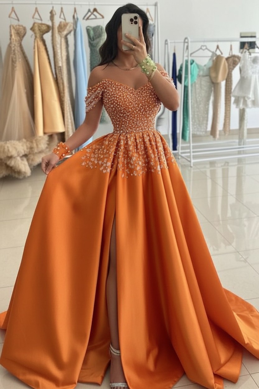 Grüne Abendkleider Lang Glitzer Ballkleider Abiballkleider Online