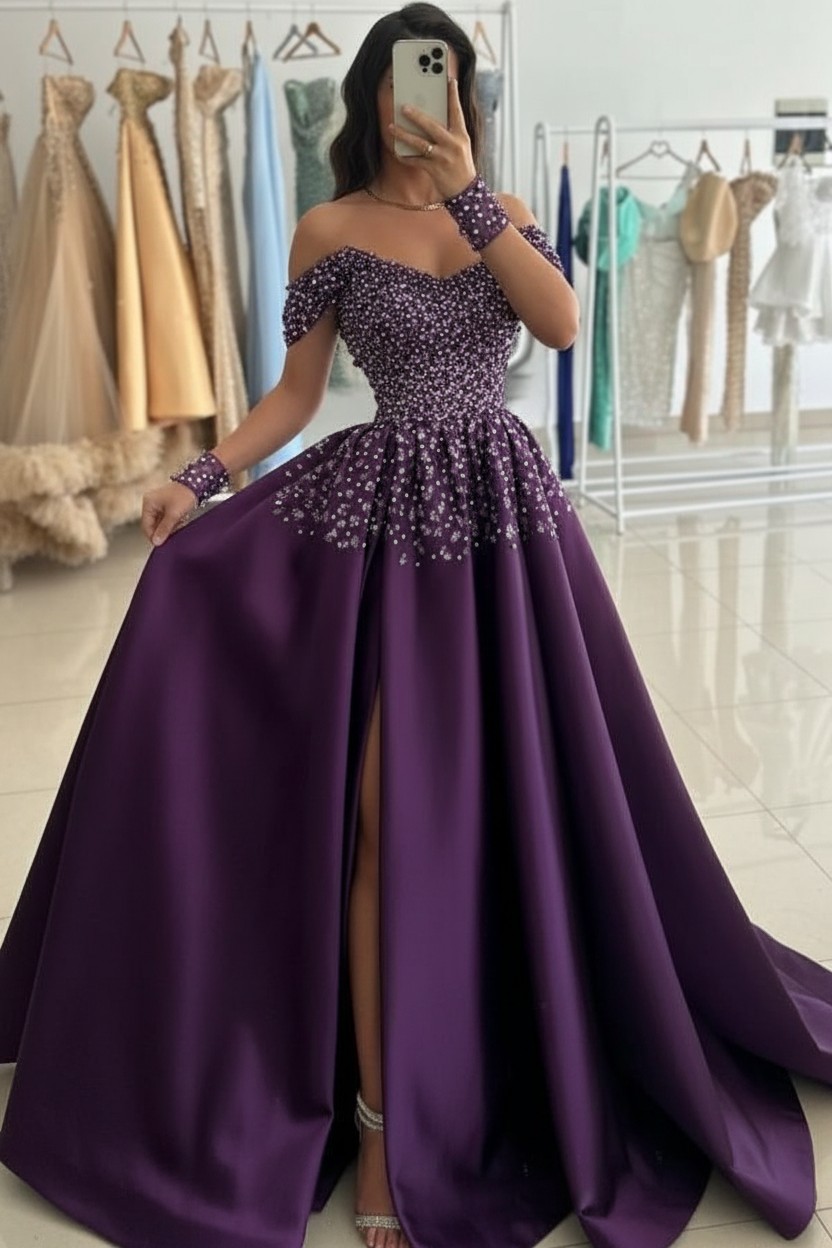 Grüne Abendkleider Lang Glitzer Ballkleider Abiballkleider Online