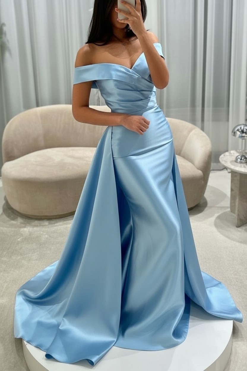 Schlichte Abendkleider Lang Günstig Ballkleider Abendmoden Seladongrün