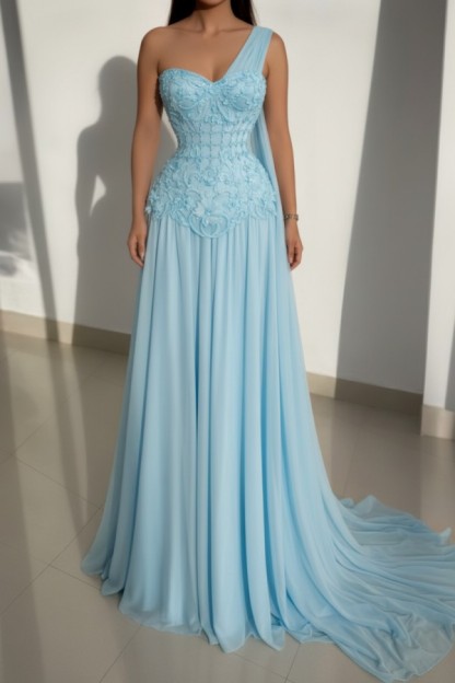 Schöne Abendkleider Lang Rosa Ballkleider mit Spitze