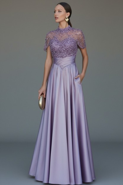 Elegante Abendkleider Lang Dunkel Grün Ballkleider Glitzer Online