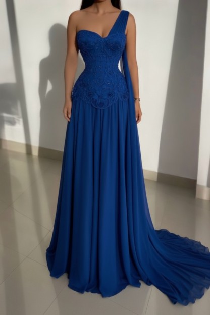 Schöne Abendkleider Lang Rosa Ballkleider mit Spitze