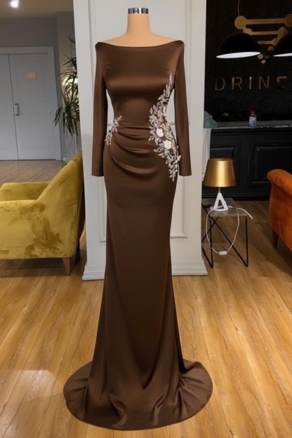 Elegante Abendkleider Lang Weiße Mit Ärmel Ballkleider Glitzer