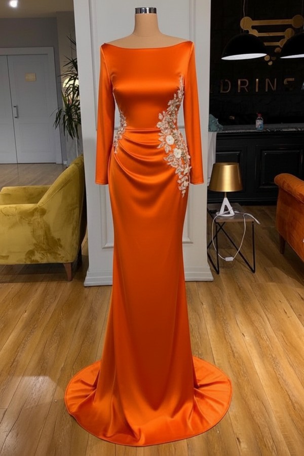 Elegante Abendkleider Lang Weiße Mit Ärmel Ballkleider Glitzer