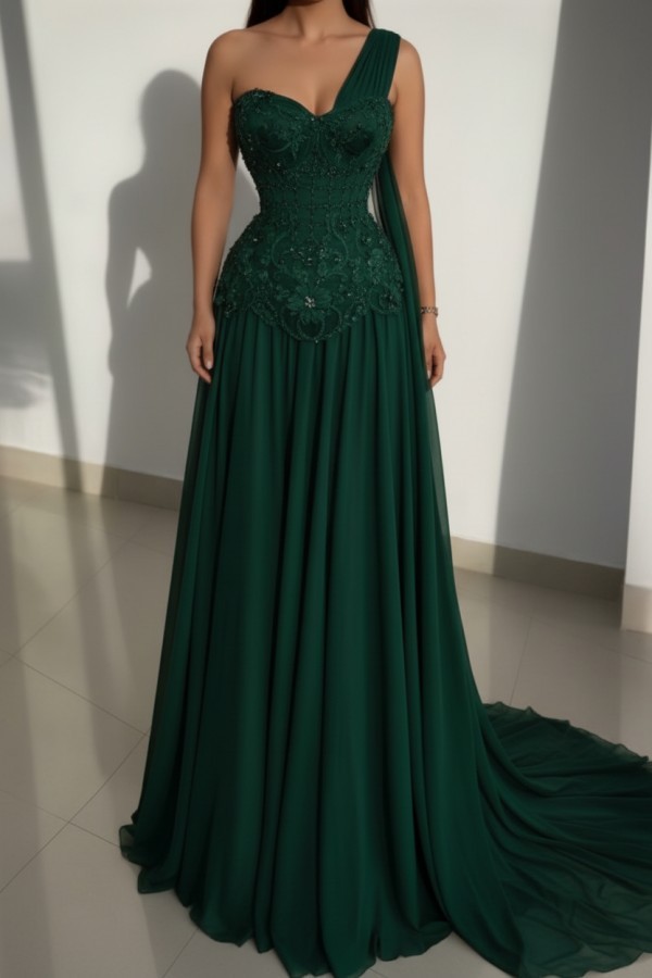 Schöne Abendkleider Lang Rosa Ballkleider mit Spitze