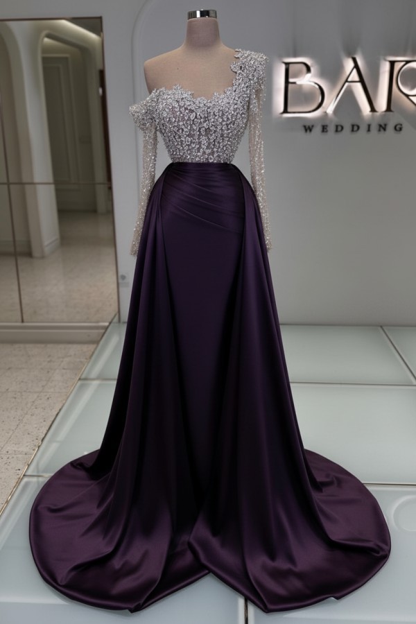 Luxus Abendkleider Lang Glitzer Ballkleider Abiballkleider Mit Ärmel