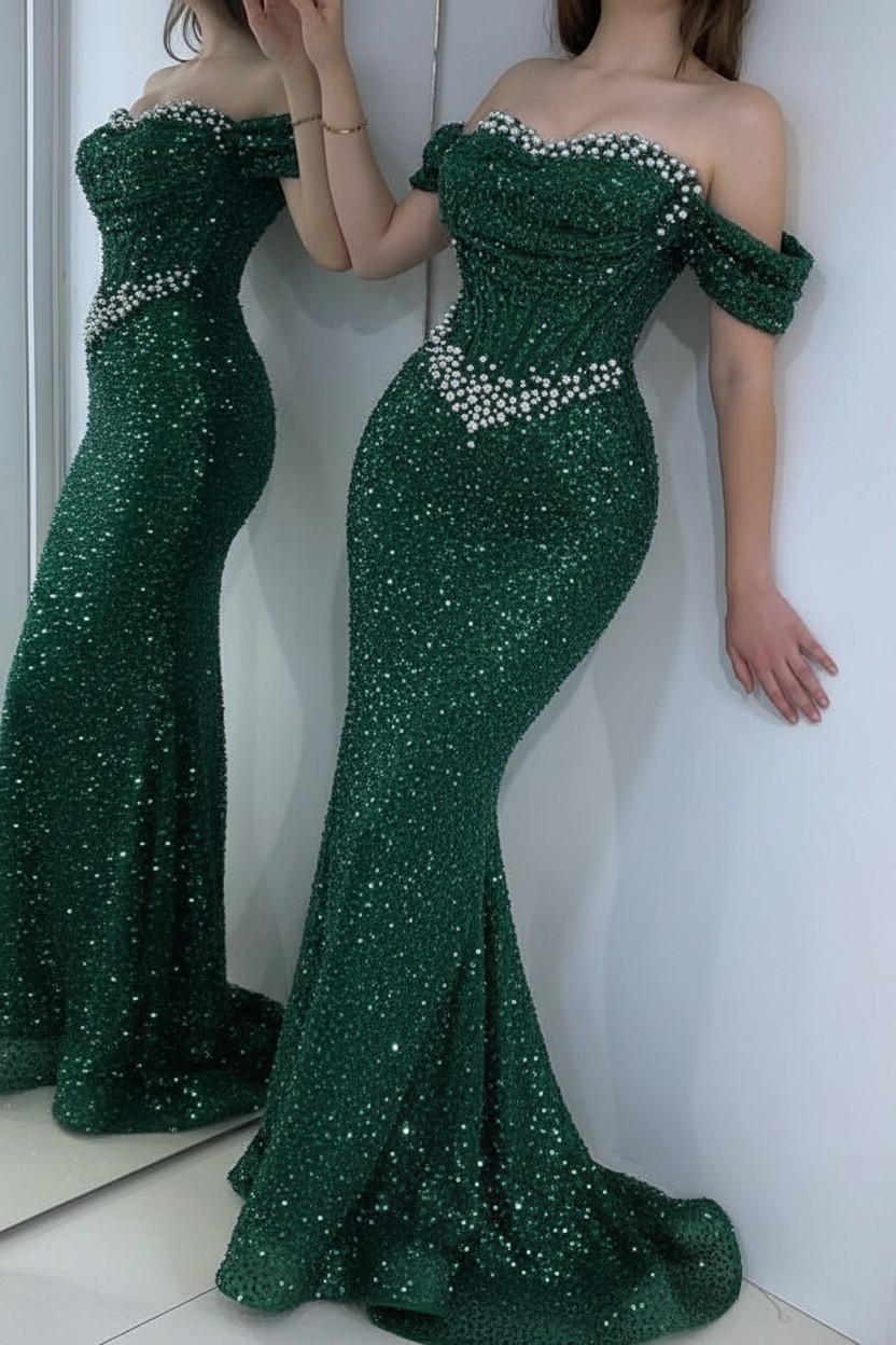 Elegante Abendkleider mit Glitzer | Abiballkeldier Schlict Online