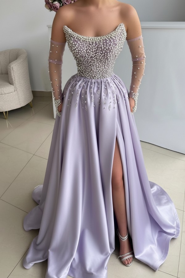 Seladongrüne Ballkleider Lang Glitzer Abendkleider Abiballkleider Günstig