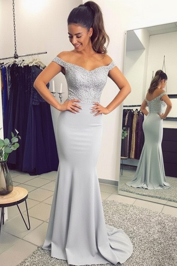 Navy Blau Spitze Abendkleid Abiballkleider | Abendkleider Lang Günstig Meerjungfrau