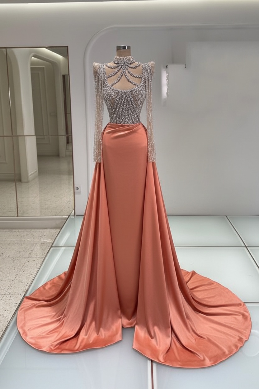 Schwarzes Abendkleid Lang Mit Ärmel Ballkleider Abiballkleider Online