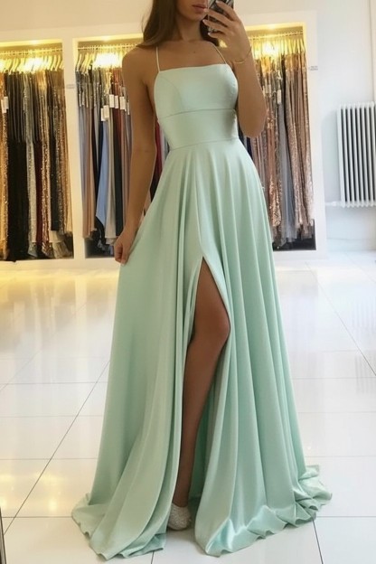 Abendkleider Lang Grün | Abibllkleider Günstig Online