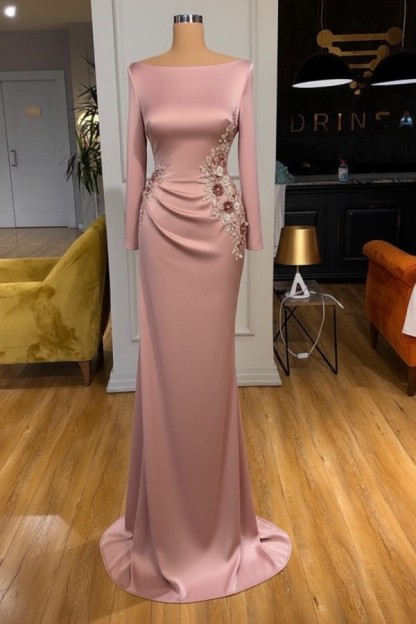 Elegante Abendkleider Lang Weiße Mit Ärmel Ballkleider Glitzer