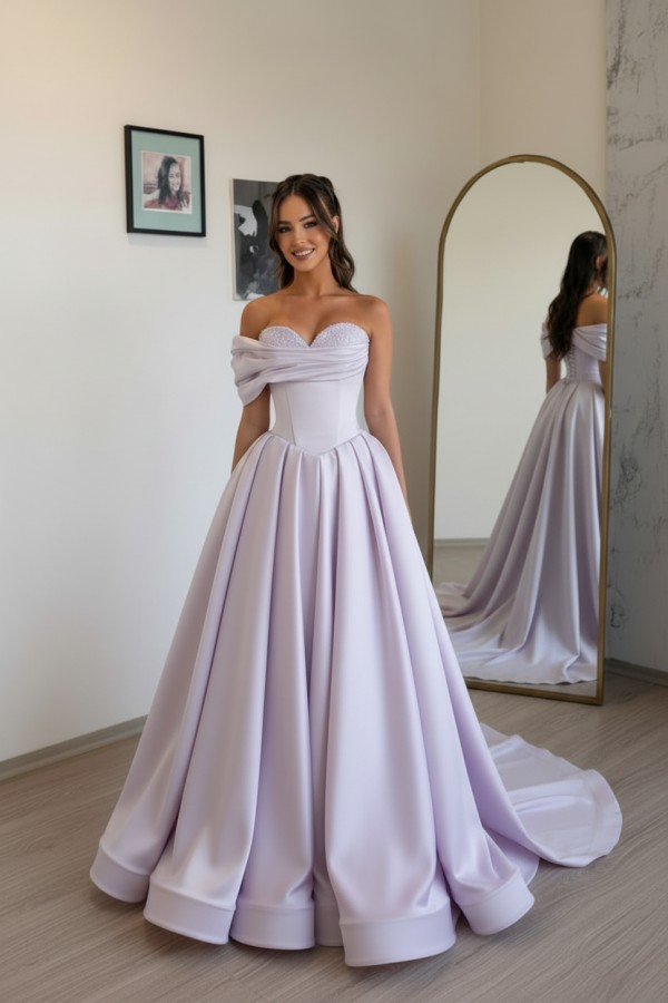 Champagnergold Ballkleid Lang Günstig Abendkleid Abendmoden Online