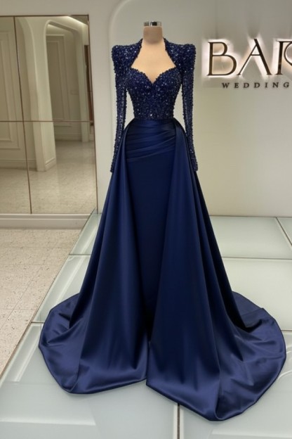 Weiße Abendkleider Mit Ärmel | Abiballkleider Lang Mit Glitzer