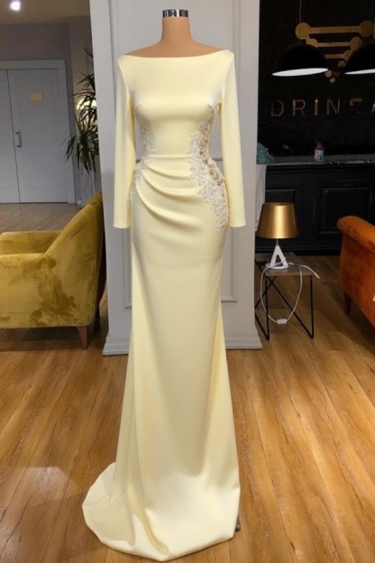 Elegante Abendkleider Lang Weiße Mit Ärmel Ballkleider Glitzer