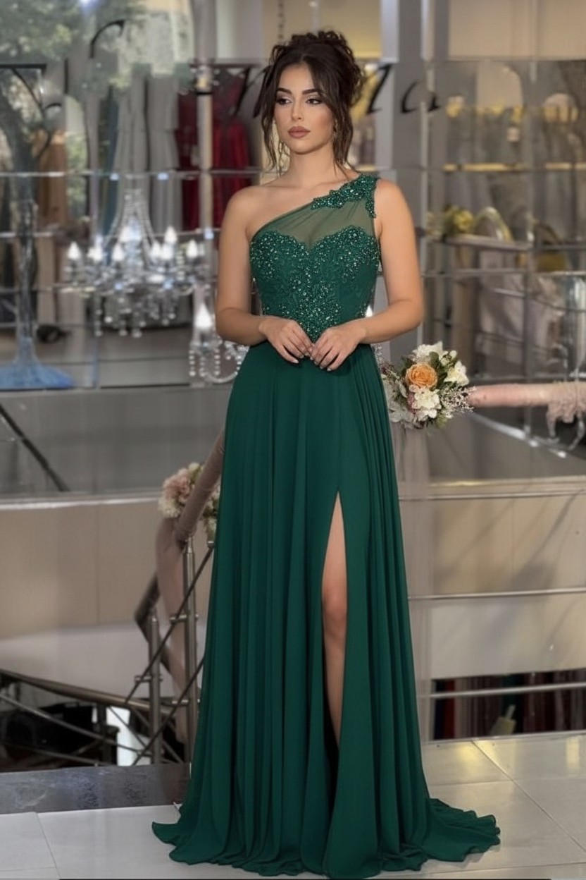 Himmel Blaue Abendkleider Lang Schlichte Ballkleider Günstig