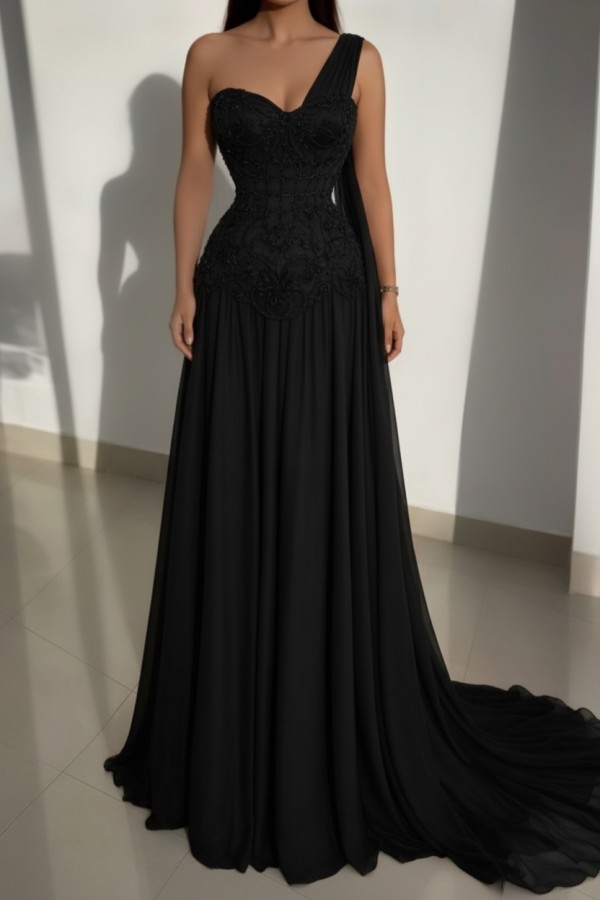 Schöne Abendkleider Lang Rosa Ballkleider mit Spitze