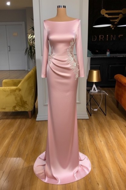 Elegante Abendkleider Lang Weiße Mit Ärmel Ballkleider Glitzer