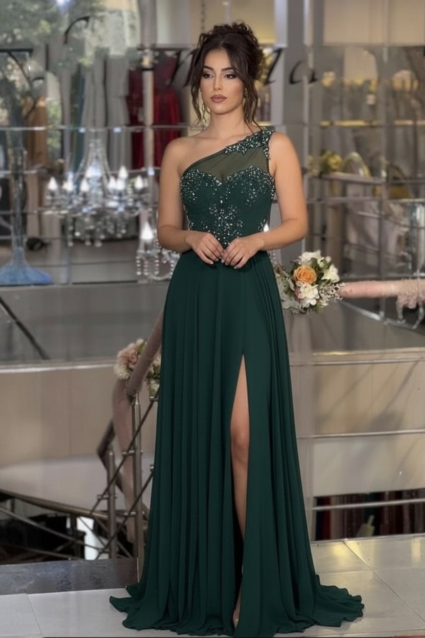 Himmel Blaue Abendkleider Lang Schlichte Ballkleider Günstig