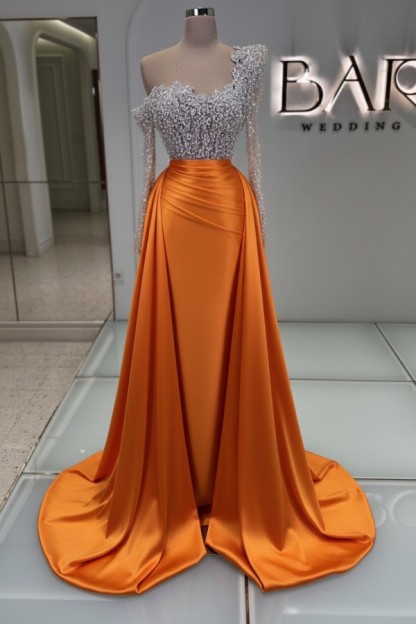 Luxus Abendkleider Lang Glitzer Ballkleider Abiballkleider Mit Ärmel