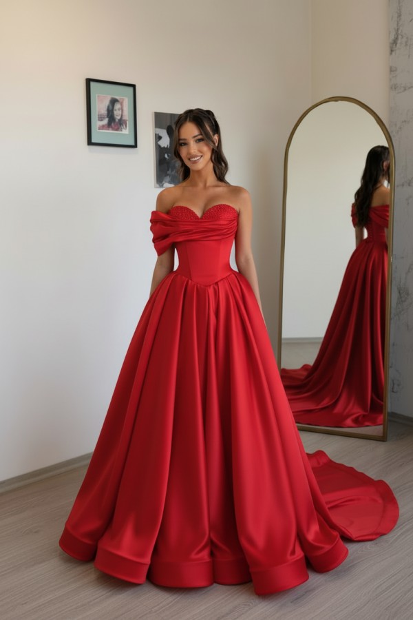 Champagnergold Ballkleid Lang Günstig Abendkleid Abendmoden Online