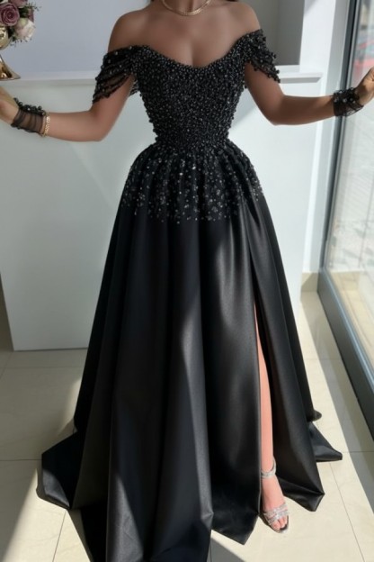 Luxus Abendkleider Lang Grün | Abiballkleider mit Glitzer