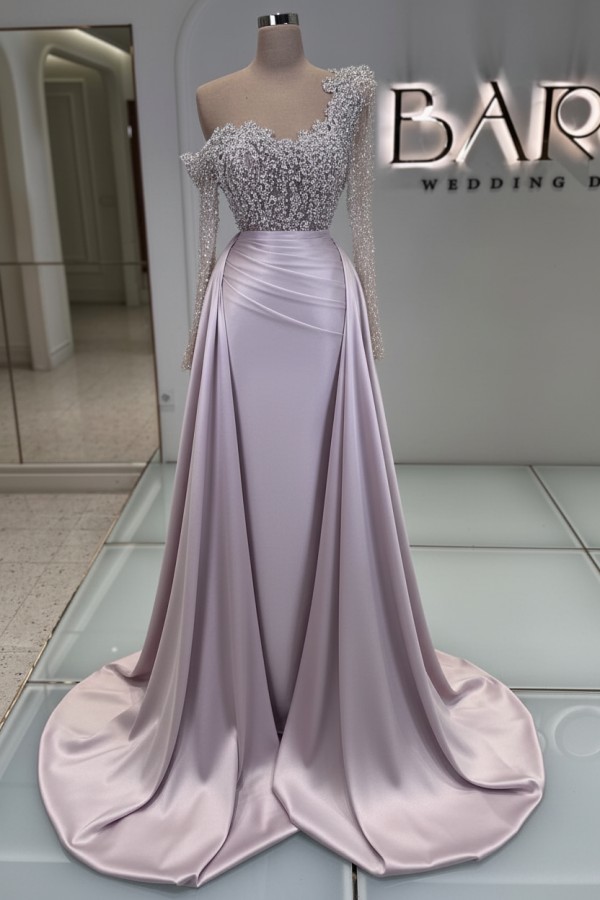 Luxus Abendkleider Lang Glitzer Ballkleider Abiballkleider Mit Ärmel