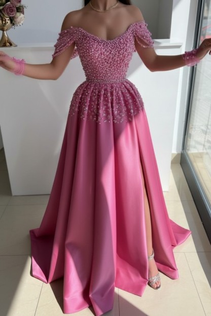 Luxus Abendkleider Lang Grün | Abiballkleider mit Glitzer